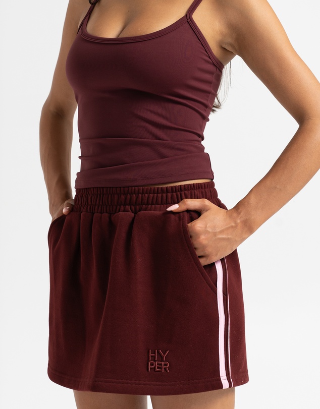 HyperLuxe The Label - Logo Embroidered Skirt
