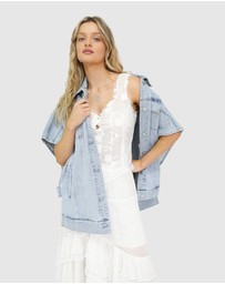 Belle & Bloom - Future Lover Lace Button Up Blouse