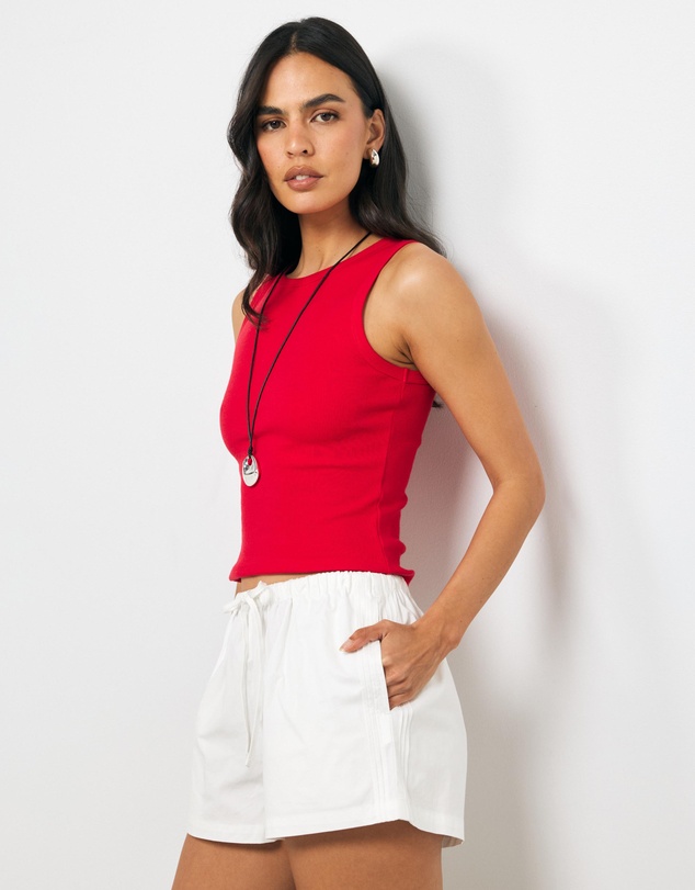 AERE - Tessa Pintuck Side Seam Shorts