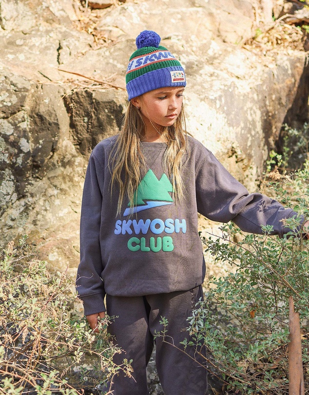 Skwosh - Kids Chunky Mountain Crew Neck Sweat