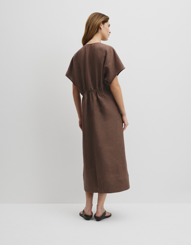 Country Road - Linen Midi Dress