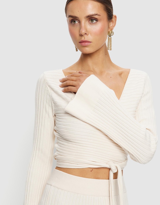 KIVARI - Daphne Rib Knit Top