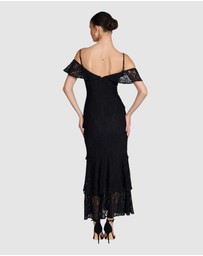 Romance by Honey and Beau - Trianna Off Shoulder Lace Dress
