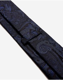 Calibre - Midnight Paisley Jacquard Tie Midnight
