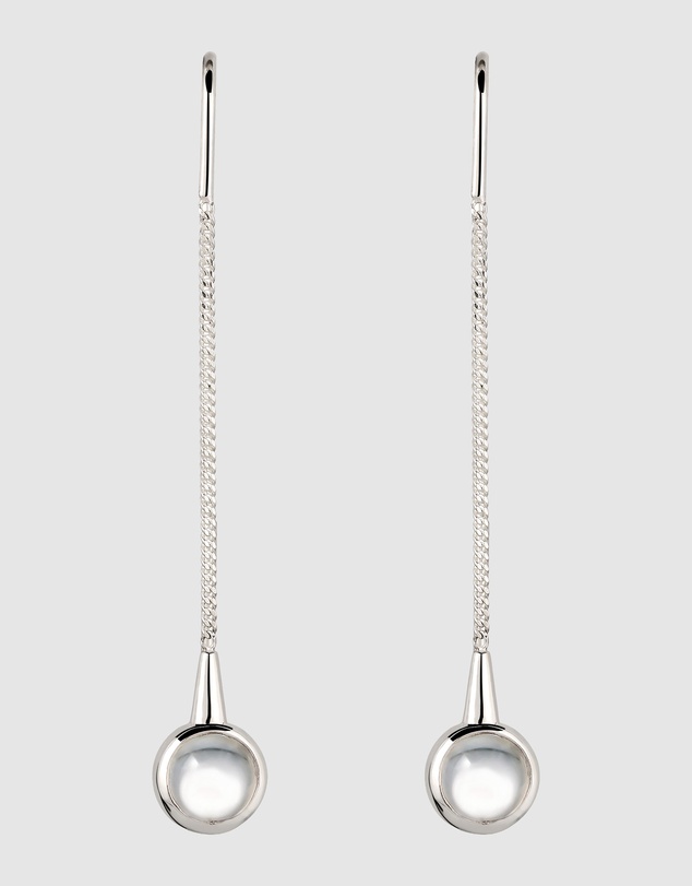 Elli Jewelry - Rock Crystal Teardrop Earrings in 925 Silver