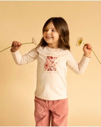 Fox & Finch - Wild Garden Boucle Organic LS Tee - Babies
