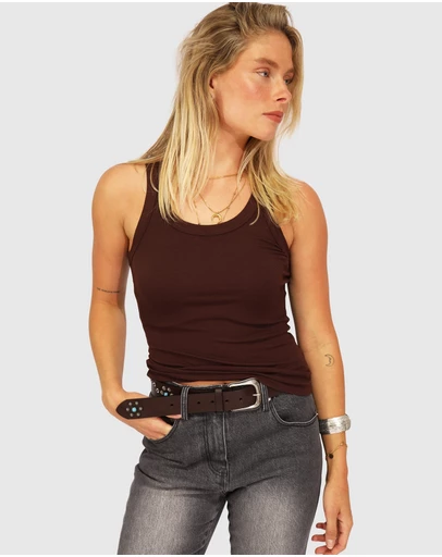 Belle & Bloom - Last Time Ribbed Tank Top