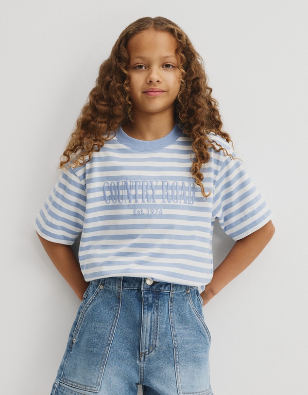 Country Road - Teen Australian Cotton Short Sleeve Relaxed Heritage T-shirt
