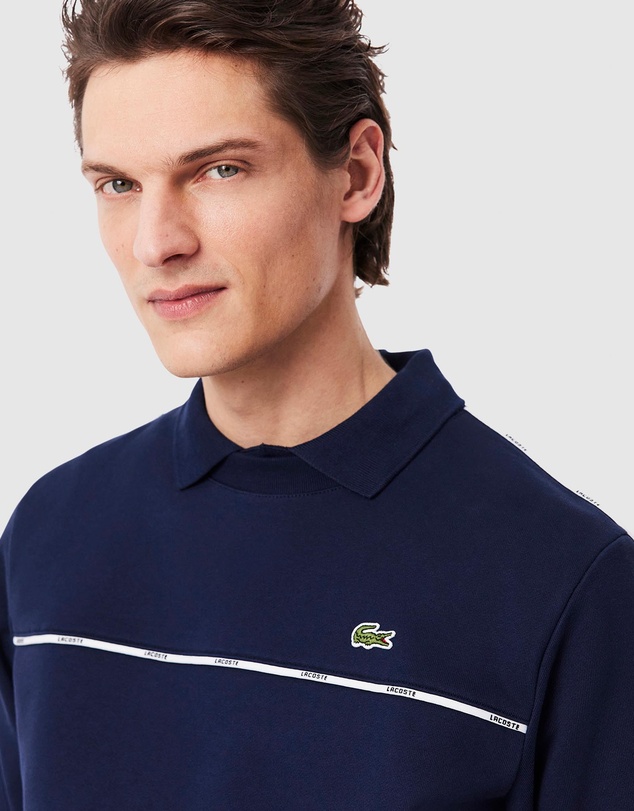 Lacoste - Tape Crew Neck Sweatshirt