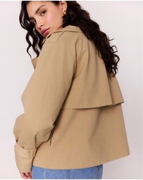 MINKPINK - Aya Cropped Trench