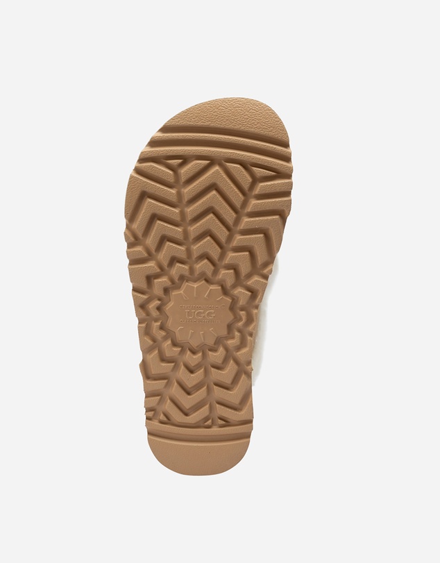 Ozwear Connection Uggs - Ugg Violet Shearling Platform Slipper (Elastic Logo) (Detachable Feature)