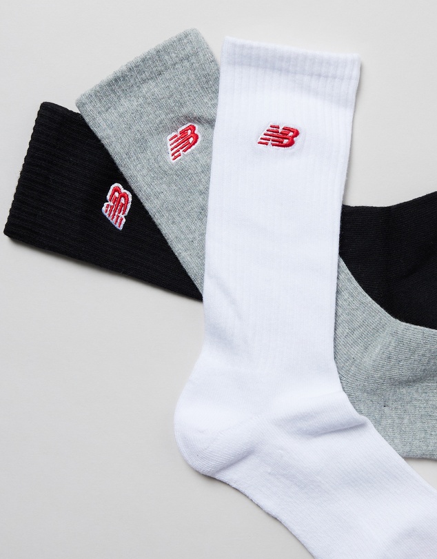New Balance - Patch Logo Crew 3 Pack