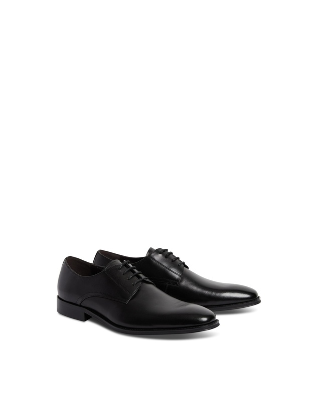 yd. - Marble Leather Lace Up Dress Shoe