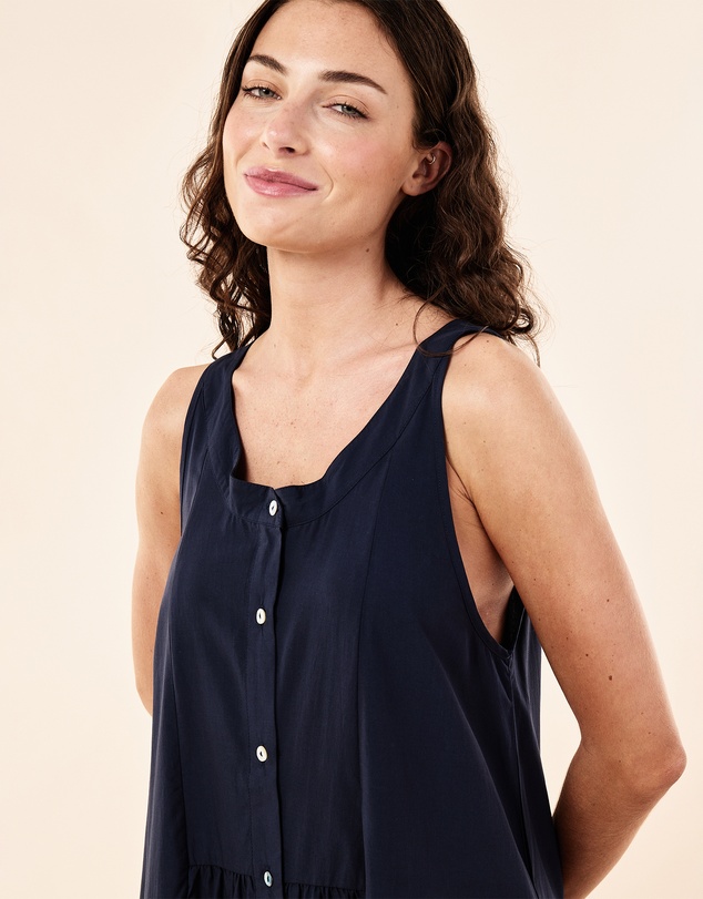 Papinelle - Madison Panel Front Maxi Nightie