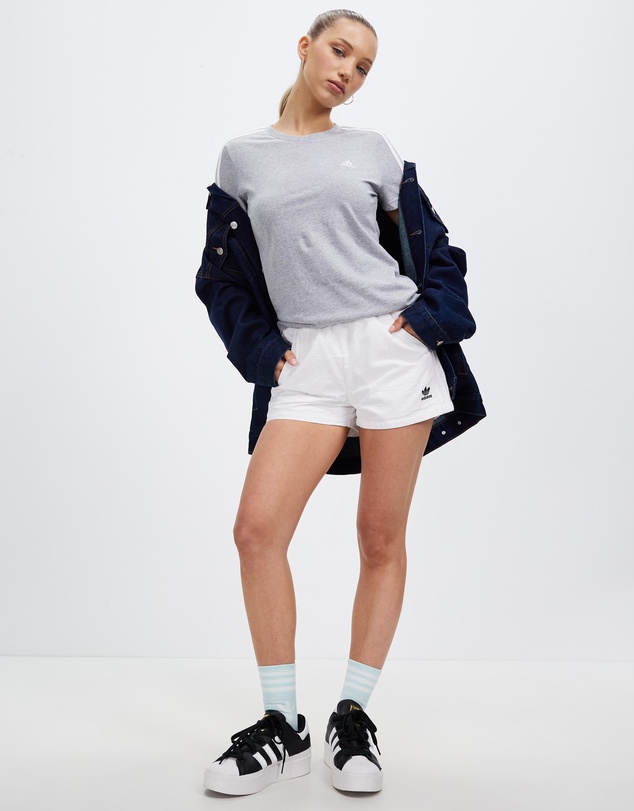 adidas Sportswear - Loungewear Essentials Slim 3-Stripes Tee
