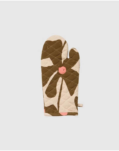 Mosey Me - Olive Poppy Oven Mitt