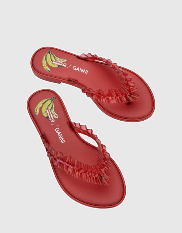 Melissa - MELISSA FLIP FLOP SLIM + GANNI