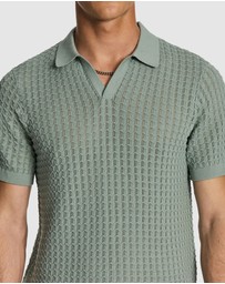 yd. - Ned Knitted Polo Shirt
