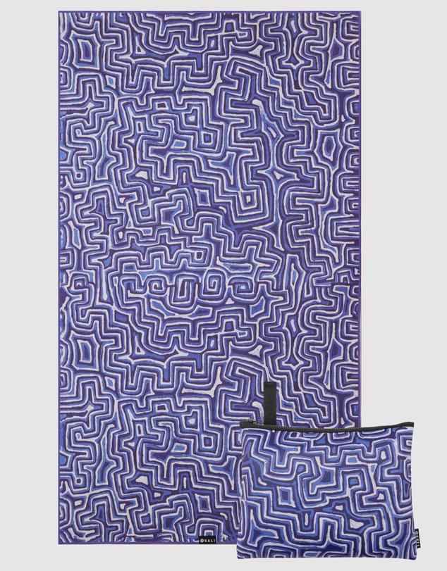 Gali Swimwear - Lukarrara (Blue) Sand-Free Beach Towel