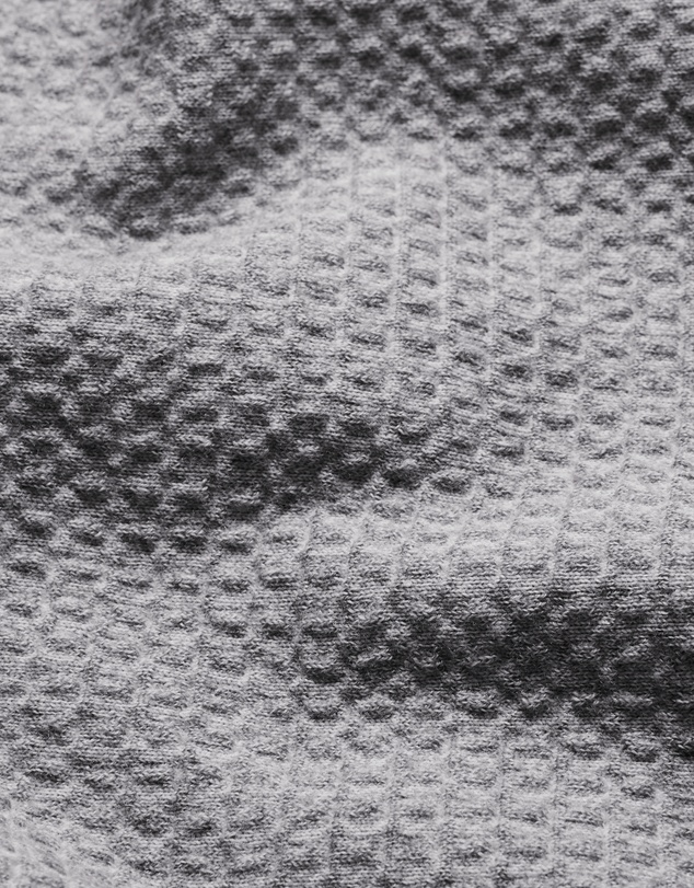 Calibre - Geometric Jacquard Cardigan Grey