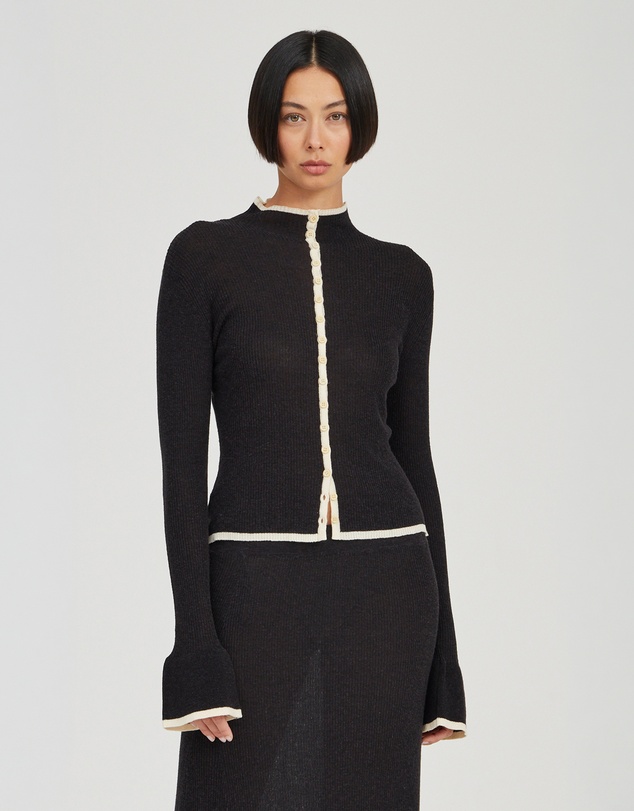 Third Form - Bound Knit Cardigan