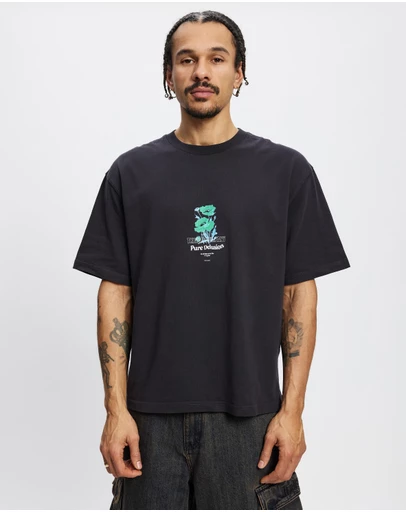 Thrills - Pure Delusion Box Fit Oversized Short Tee