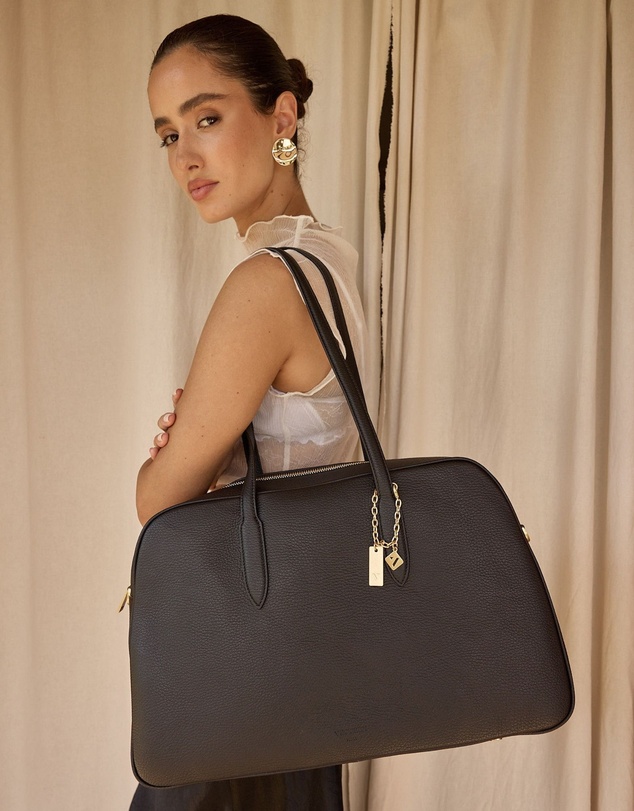 VESTIRSI - Vera Black Large Bowler Bag