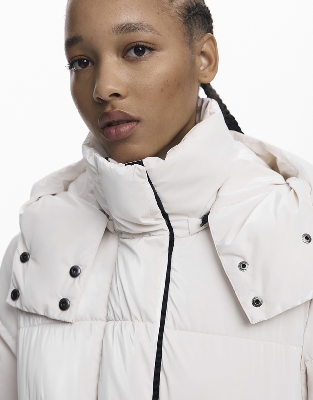 Desigual - Long padded puffer jacket