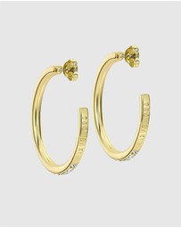 Ted Baker - CLANCI: Medium Crystal Hoop Earrings