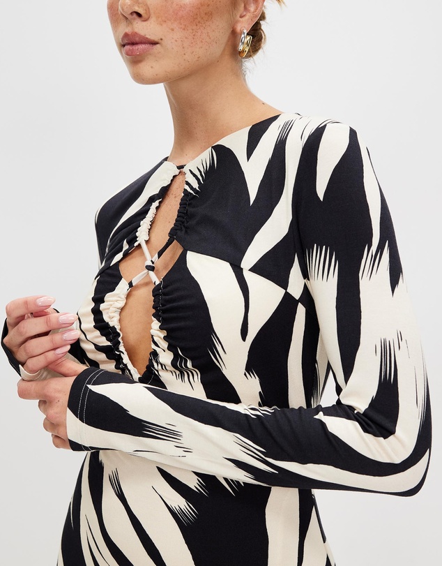 Third Form - Drifter LS Midi Dress