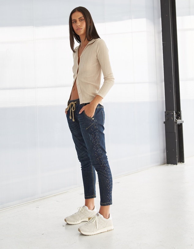 DRICOPER DENIM - Active Swarovski Embellished Jeans
