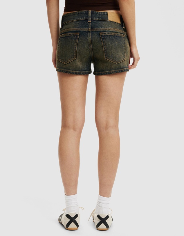 Cotton On - Micro Low Denim Shorts