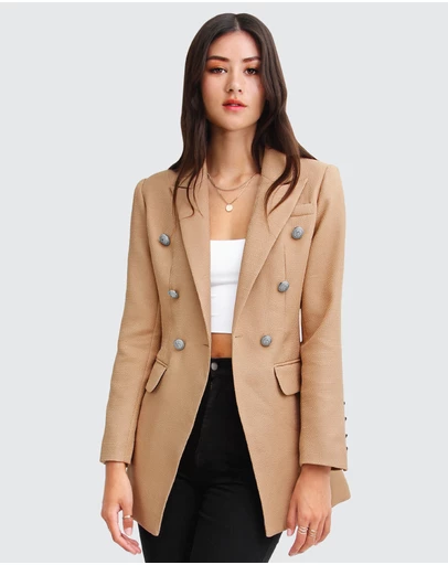 Belle & Bloom - Princess Polina Textured Weave Blazer