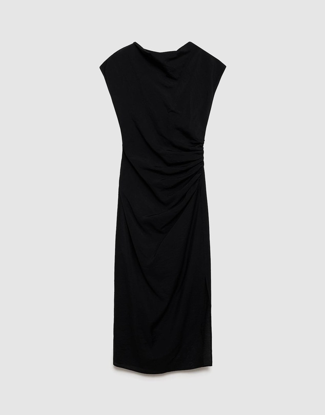M.N.G - Kelly Draped Straight Dress