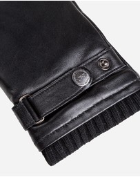 Ozwear Connection Uggs - Ugg Mens Silver Stud Tab Glove (Touch Screen)