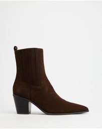Atmos&Here - Juno Cowboy Ankle Boots