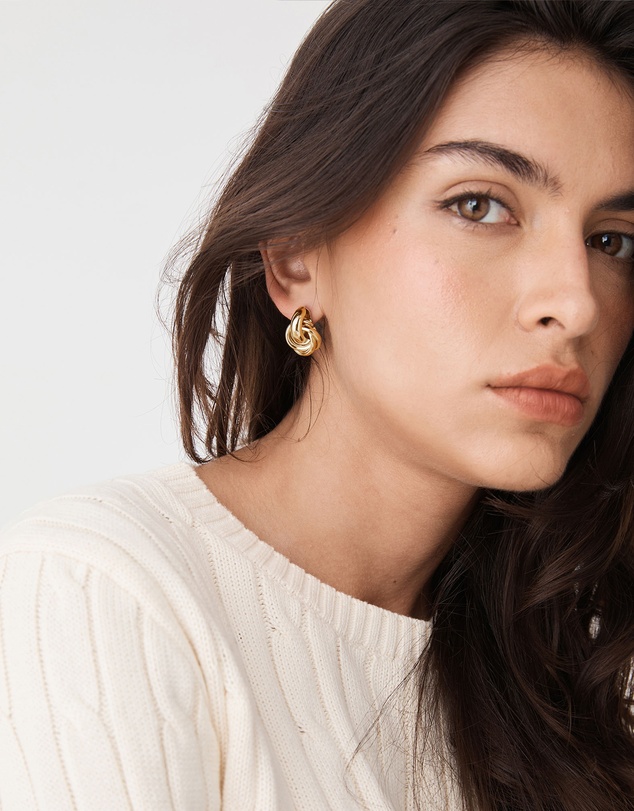 Forcast - Valentina Knot Earrings