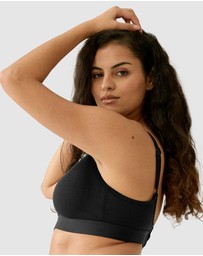 Naturana - Athleisure Cotton Padded Strap Wirefree Bra