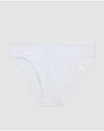 Lauren by Ralph Lauren - Cotton & Lace French Cut Bikini Brief