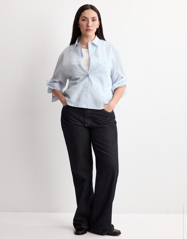 M.N.G - Striped Cotton Shirt