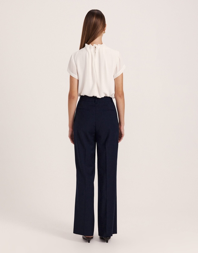 SABA - Willa High Neck Short Sleeve Top