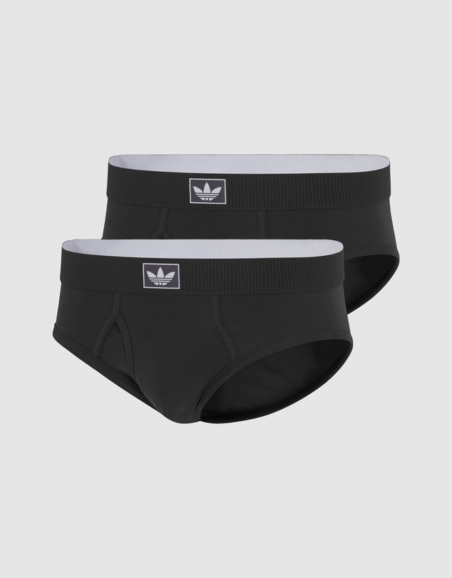 adidas Originals - 2 Pack Comfort Cotton Rib Hip Brief
