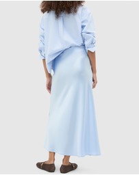 Seed Heritage - Satin Maxi Bias Skirt