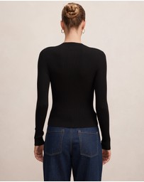 Forever New - Francis Button Detail Top