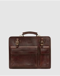 Republic of Florence - Munich Brown Briefcase