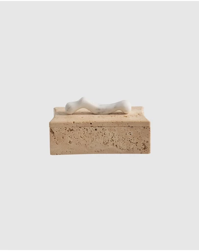 Greg Natale - Stella Box Travertine & Arabescato