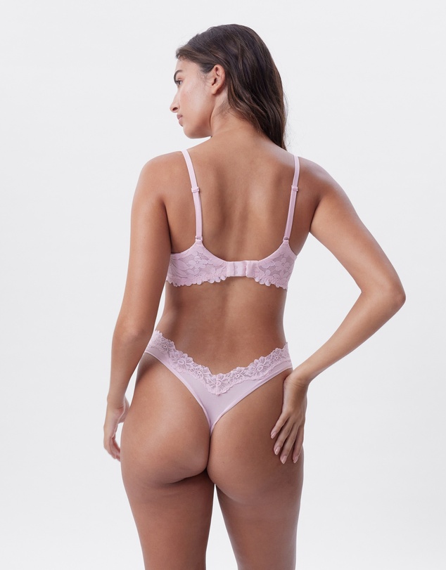 Bras N Things - NKD Push Up Wirefree Bra - Pink