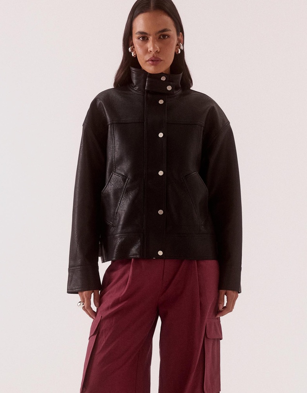 SOVERE - Verin Faux Leather Jacket