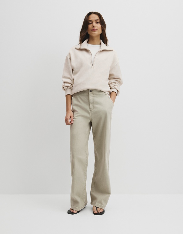 Country Road - Australian Cotton Funnel Neck Sweat