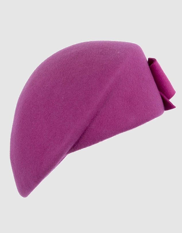 Max Alexander - Winter Fuchsia Felt Beret Hat